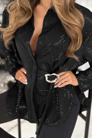 Carly blúz fekete
