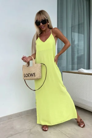 Mareen maxi ruha neon