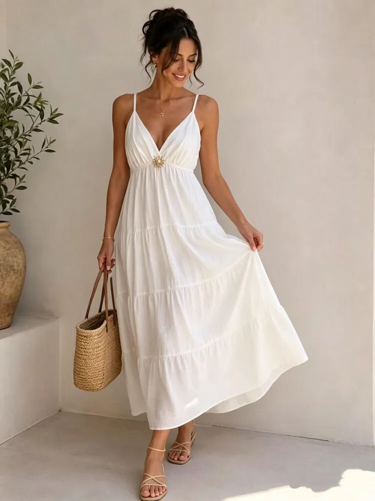 Norea maxi ruha fehér - Image 3