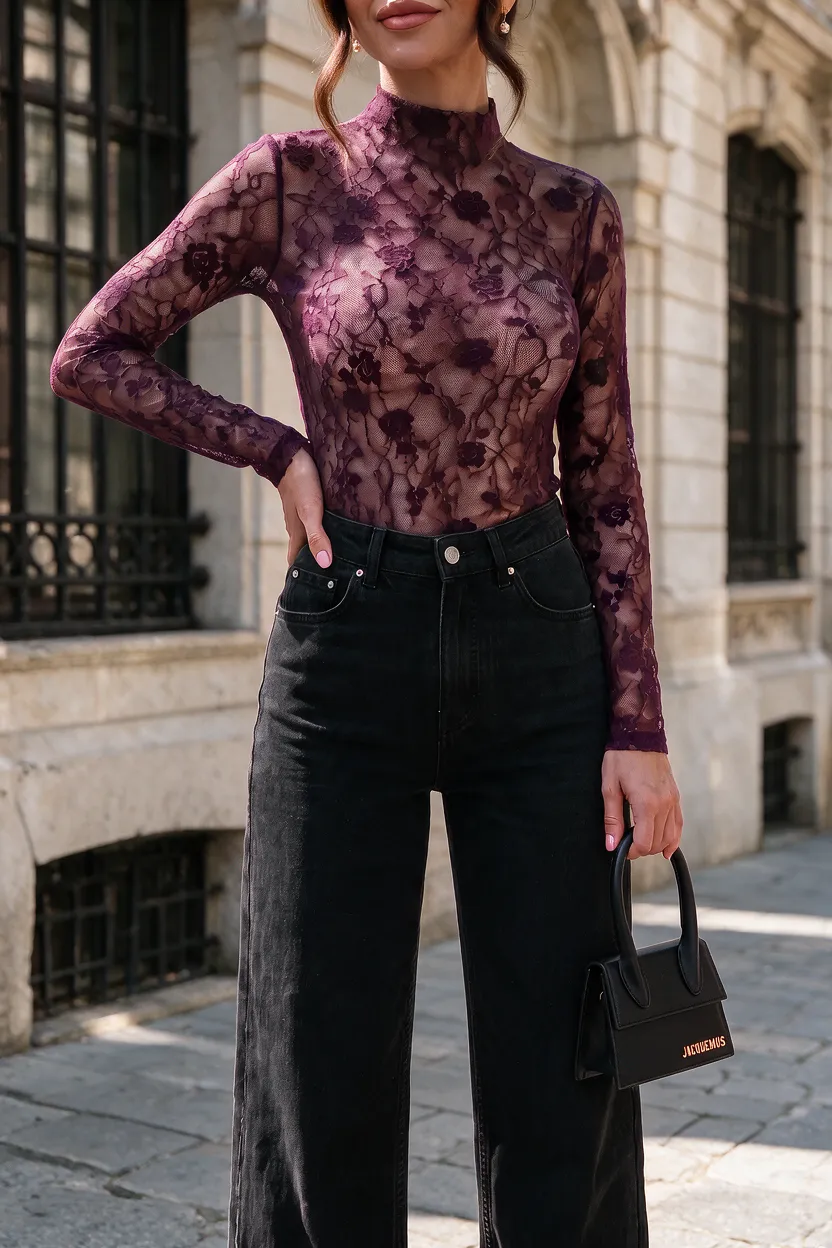 Adanna blúz bordó