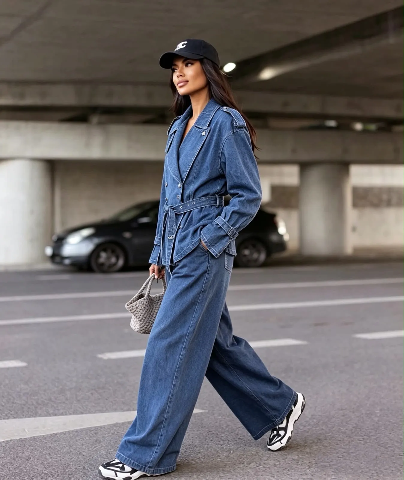 Mirabelle jeans szett sky - Image 3