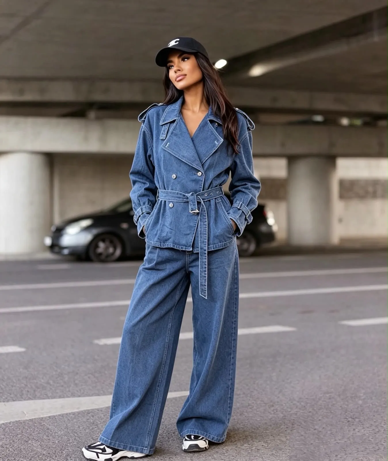 Mirabelle jeans szett sky - Image 2
