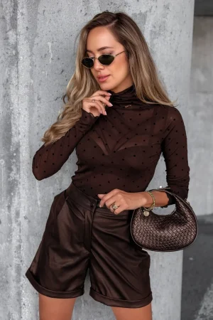 Lyselle blúz barna