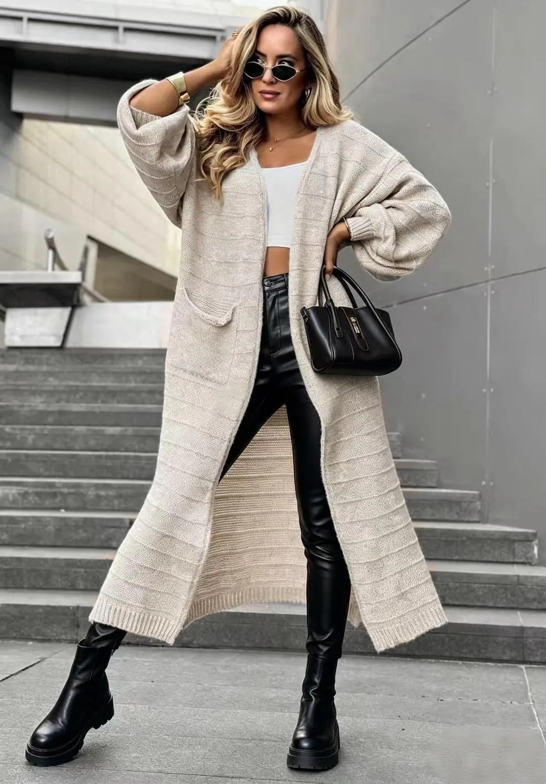 Rosavelle kardigán bézs