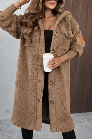 Everett teddy kabát camel